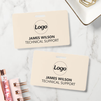 ID Badge Card | Business Employee Staff Logo Ausweis