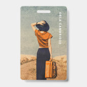 ID Badge Photo Card | Custom Photography Badges Ausweis (Vorderseite)