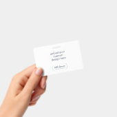 ID Badge - Upload Your Own Design Horizontal Ausweis (Handheld)