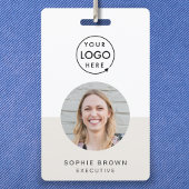 ID-Card-Abzeichen | Minimales Foto für Geschäftsmi Ausweis