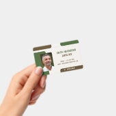 ID Card Badge | Minimal Business Employee Photo Ausweis (Handheld)