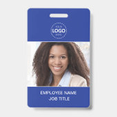 ID Card Foto und Logo Upload Mitarbeiter Ausweis (Vorderseite)