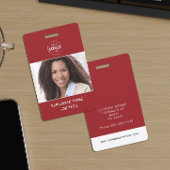 ID Card Foto und Logo Upload Mitarbeiter Ausweis