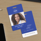 ID Card Foto und Logo Upload Mitarbeiter Ausweis