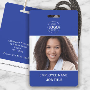 ID Card Foto und Logo Upload Mitarbeiter Ausweis