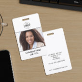 ID Card Foto und Logo Upload Mitarbeiter Ausweis