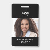 ID Card Foto und Logo Upload Mitarbeiter Ausweis (Vorderseite)
