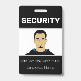 ID des benutzerdefinierten Schwarz-Weiß-Fotos Ausweis