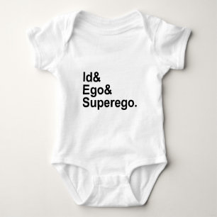 Id Ego Superego Drei Teile der Psyche Baby Strampler