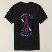 Id eher Kayaking am Windaga-See in MI T-Shirt (Design vorne)