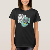 Id Flex But I Like This  Bodybuilder T Rex Dinosau T-Shirt (Vorderseite)
