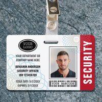 ID-Foto des benutzerdefinierten Sicherheitsbeauftr