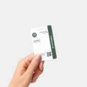 ID für Firmenmitarbeiter - kundenspezifischer QR-C Ausweis (Handheld)