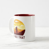 I'd Hike That Funny Hiking Zweifarbige Tasse (Vorderseite Links)