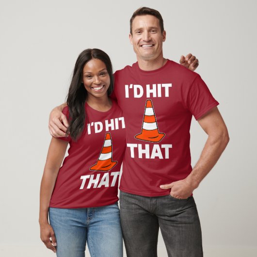 ID Hone - Funny Autocross Design mit Cone T-Shirt (Unisex)