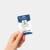 ID Identification Card Bar Code Foto Mitarbeiter Ausweis (Handheld)