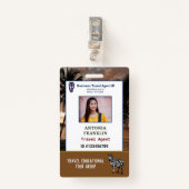 ID-Identifizierungskarte Benutzerdefiniertes Logo Ausweis (Vorderseite mit Klammer)