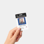 ID-Identifizierungskarte Mitarbeiter-Foto Ausweis (Handheld)