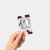 ID-Identifizierungskarte Mitarbeiter-Foto Ausweis (Handheld)