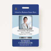 ID-Karte für das Logo-Foto von benutzerdefinierten Ausweis (Vorderseite)