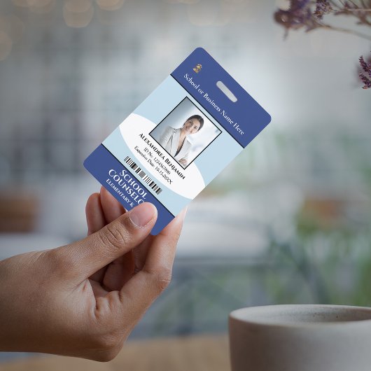 ID-Karte für das Logo-Foto von benutzerdefinierten Ausweis