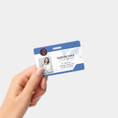 ID-Karte | Moderner Minimalistischer Mitarbeiter Ausweis (Handheld)