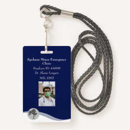 ID Lanyard Abzeichen Medical Foto Navy Ausweis