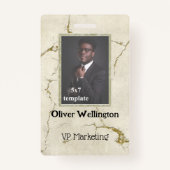 ID-Nummer des Mitarbeiters der Classic Marble Conv Ausweis (Vorderseite)