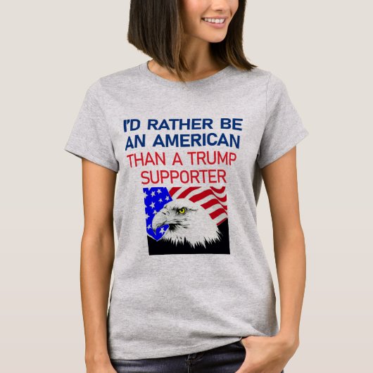 I'D RATHER BE AN AMERICAN T-Shirt (Vorderseite)