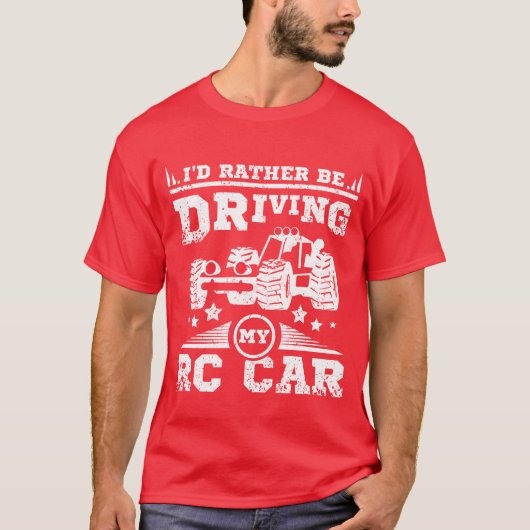 Id rather be driving my rc car boy T-Shirt (Vorderseite)