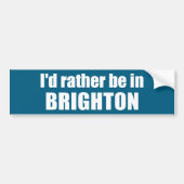 I'd Rather Be In Brighton Utah Autoaufkleber (Vorne)