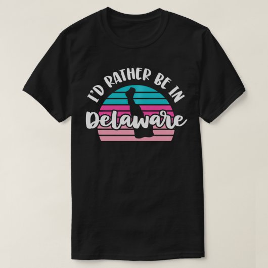I'd Rather Be In Delaware Pullover (Design vorne)