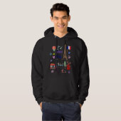I'd rather be in Paris the Eiffel tower French tra Hoodie (Vorne ganz)