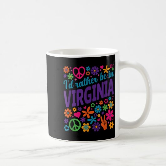 I'd Rather Be In Virginia Kaffeetasse (Rechts)