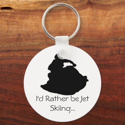I'd Rather be Jet Skiing... Schlüsselanhänger (Vorderseite)
