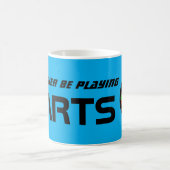 Id Rather Be Playing Darts Cool Dart Player Kaffeetasse (Mittel)