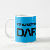 Id Rather Be Playing Darts Cool Dart Player Kaffeetasse (Links)