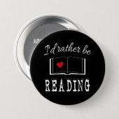 I'd rather be reading button (Vorne & Hinten)
