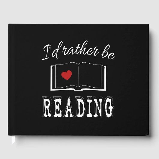 I'd rather be reading gästebuch (Vorderseite)