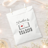 I'd rather be reading geschenktütchen (Ausgeschnitten)