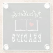 I'd rather be reading glasuntersetzer (Rückseite)