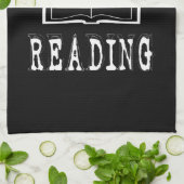 I'd rather be reading handtuch (Gefaltet)