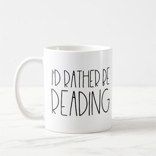 I'd rather be reading kaffeetasse (Links)