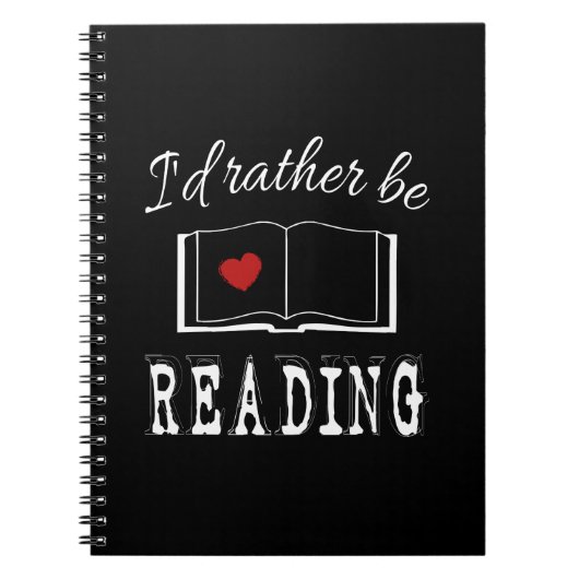 I'd rather be reading notizblock (Vorderseite)