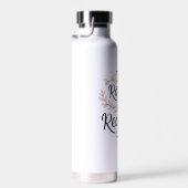I'd Rather Be Reading – Pastel Quote Water Bottle Trinkflasche (Rechts)