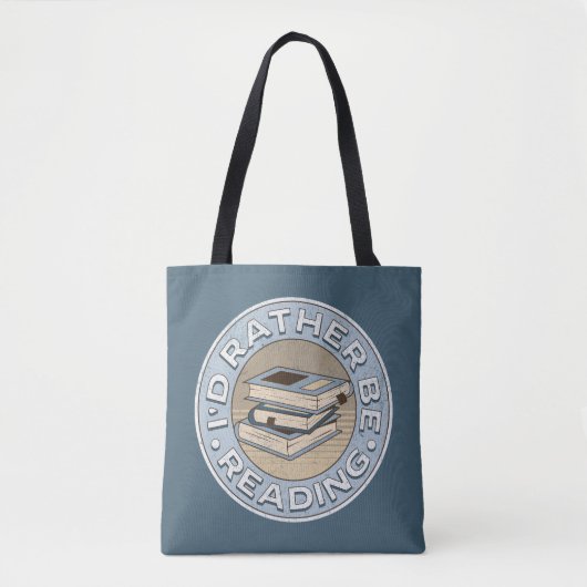 I'd rather be reading tasche (Vorderseite)