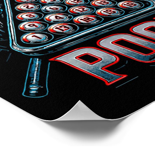 I'd Rather Be Shooting Ol 8 Ball Player Billiards  Poster (Ecke)