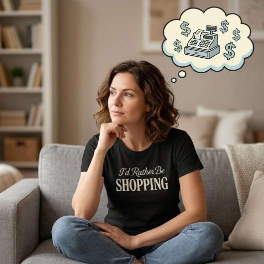 I'd Rather Be Shopping T-Shirt