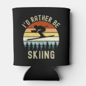 I'd Rather be Skiing, Funny skier Dosenkühler (Rückseite)