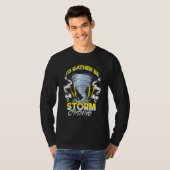 Id Rather Be Storm Chaser Tornado Hunter T-Shirt (Vorne ganz)